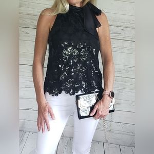 INC International Concepts Sequin Top Size Small